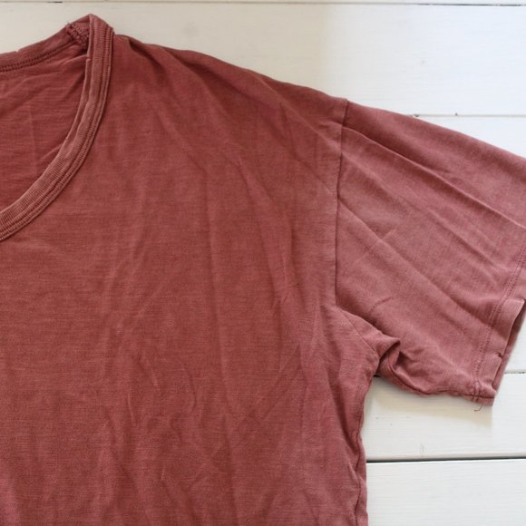 Aerie Oversized Slouchy T-Shirt, Dusty Rose - Picture 3 of 6
